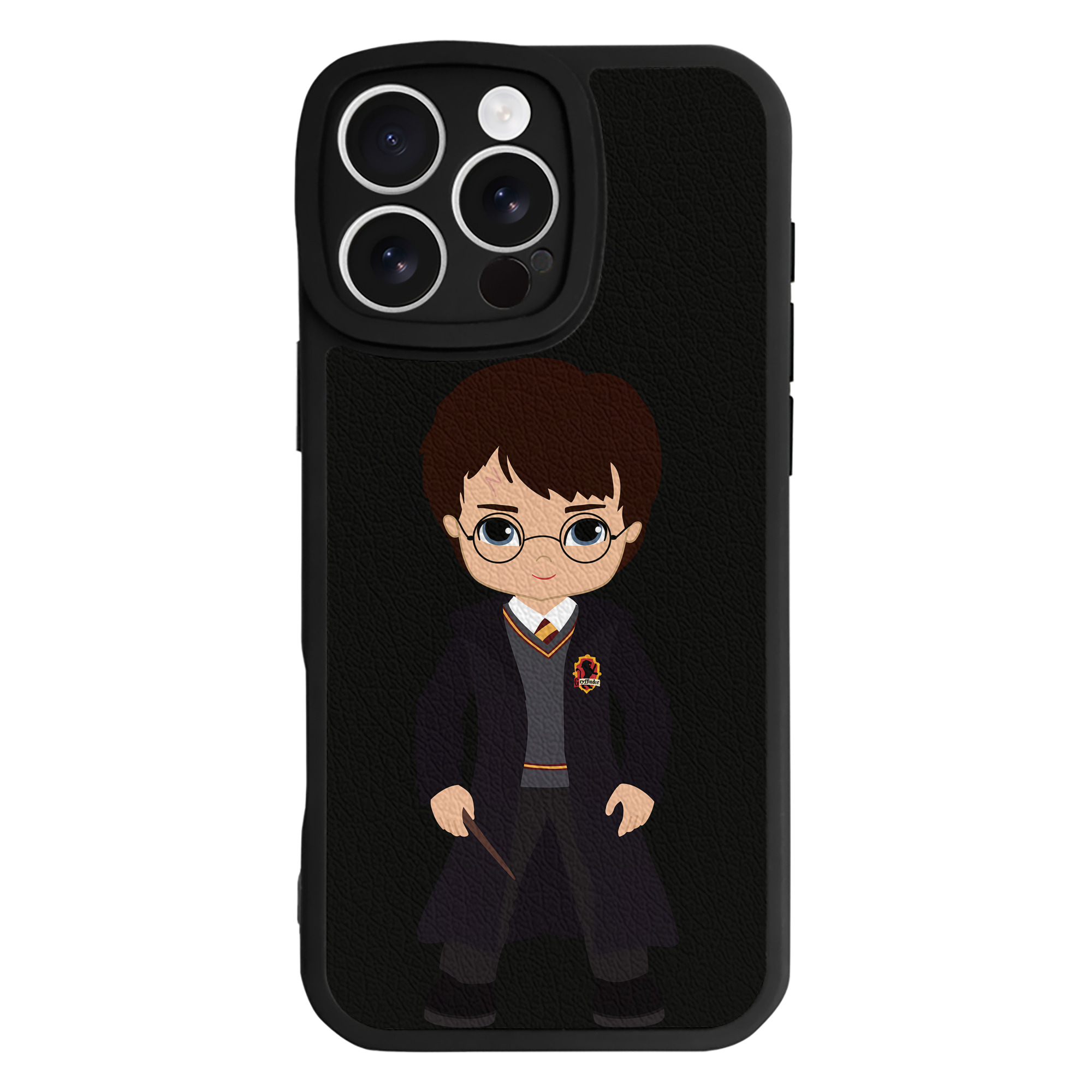 （画像用） Harry Potter ハリー・ポッターシリーズ 【iPhone 16シリーズ対応】シリコンスマホケース（レザー調） 材質：シリコン